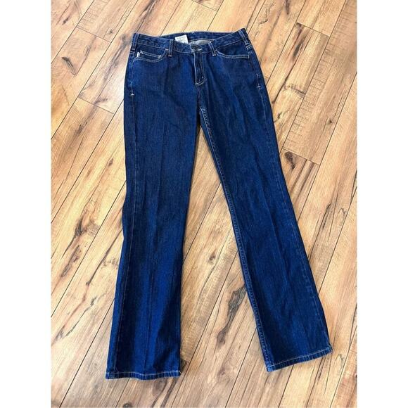 Carhartt size 8 x 34 womens jeans curvy fit - Picture 1 of 3